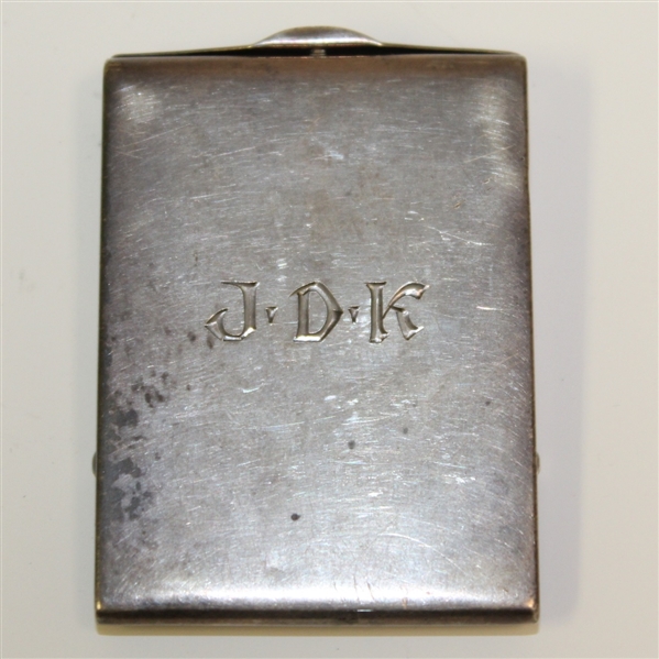 Sterling Silver Golf Themed Matchbook Holder - J. D. K. - Roth Collection