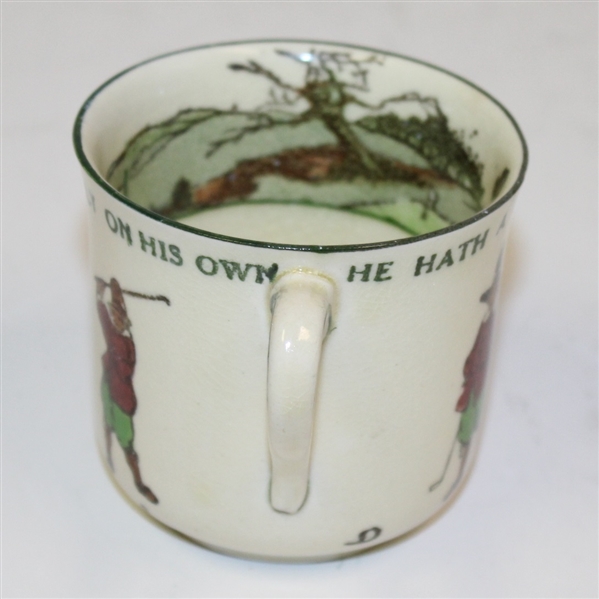 Royal Doulton Golf Themed Tea Cup Circa 1920 - R. Wayne Perkins Collection