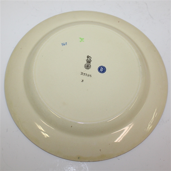 Royal Doulton Golf Themed Plate 'All fools are not knaves, but all knaves are fools' - R. Wayne Perkins Collection