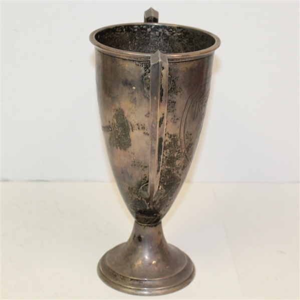1915 Indian Hill Club President's Cup Championship Sterling Silver Trophy Won by Edward Cummins