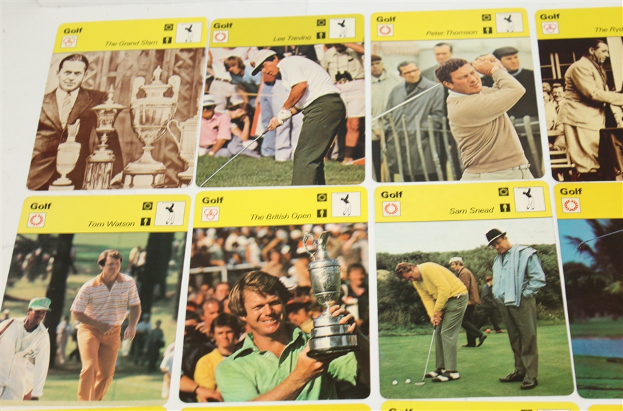 1978-1979 Sportscaster Golf Cards - Twenty-Five Cards