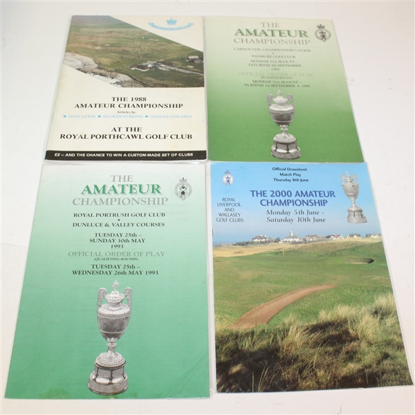 British Amateur Open Programs 1964-2000 - Thirteen Programs
