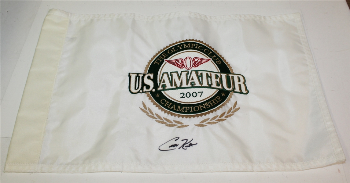 Four US Amateur Flags - 2000, 2006-07, 2010 - Two Flags Signed JSA ALOA