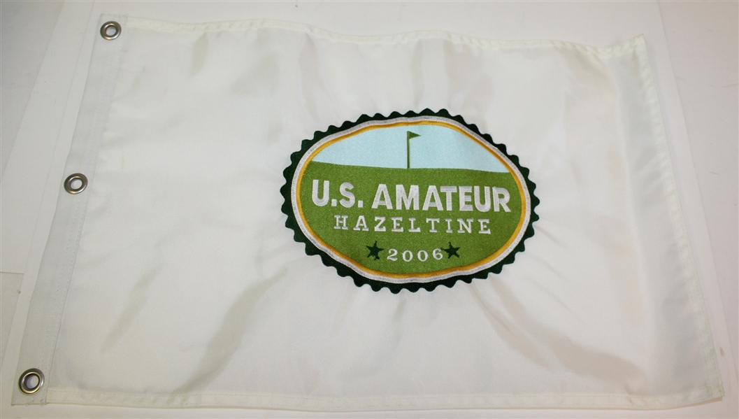 Four US Amateur Flags - 2000, 2006-07, 2010 - Two Flags Signed JSA ALOA