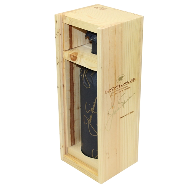 2010 Jack Nicklaus Ltd Ed Collector's Series '1963 Masters' Wine in Original Wood Box