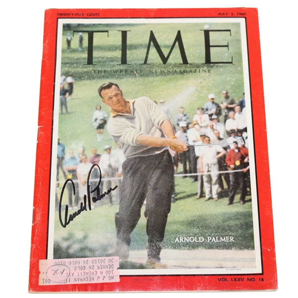 Arnold Palmer Signed May 2, 1960 Time Magazine JSA #Q49423
