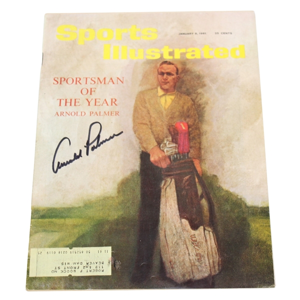 Arnold Palmer Signed January 9, 1961 Sports Illustrated Magazine JSA #Q49417