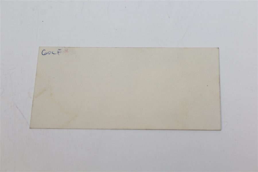 Johnny Farrell Signed Cut with 'Best Wishes' Notation JSA ALOA