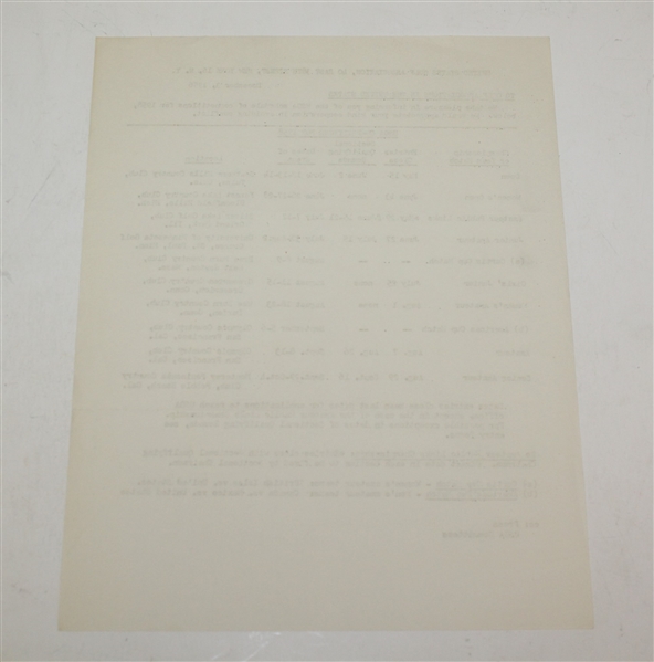 1956-1958 USGA Golf House Competitions Letters - Seldom Seen