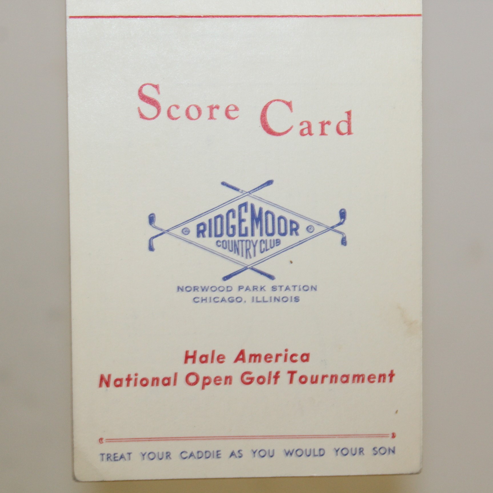 Lot Detail - 1942 Hale America National Open Golf Tournament at Ridgemoor CC Official ...1726 x 1726