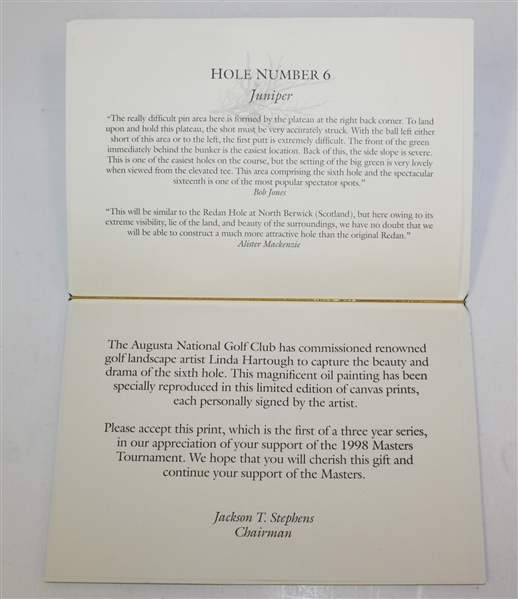 Linda Hartough Masters Print Player/Media/VIP Gift in Original Package