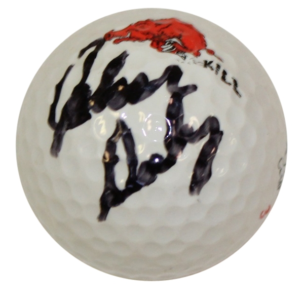 John Daly Signed Arkansas Razorback Logo Golf Ball JSA ALOA