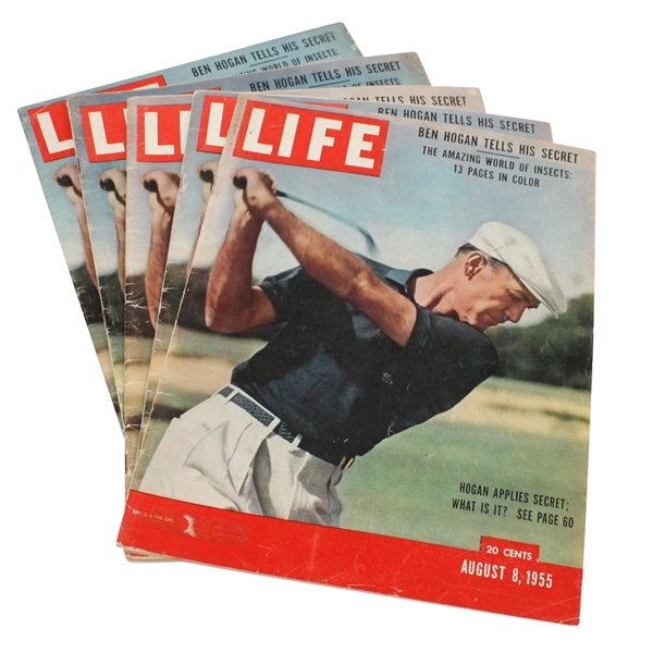 Ben Hogan 1955 Life Magazine - Five Copies
