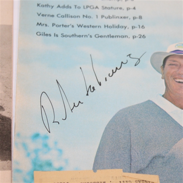 Golf World Magazines Signed by Hall of Famers Player, Ford, and De Vicenzo JSA ALOA