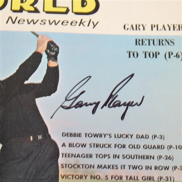 Golf World Magazines Signed by Hall of Famers Player, Ford, and De Vicenzo JSA ALOA
