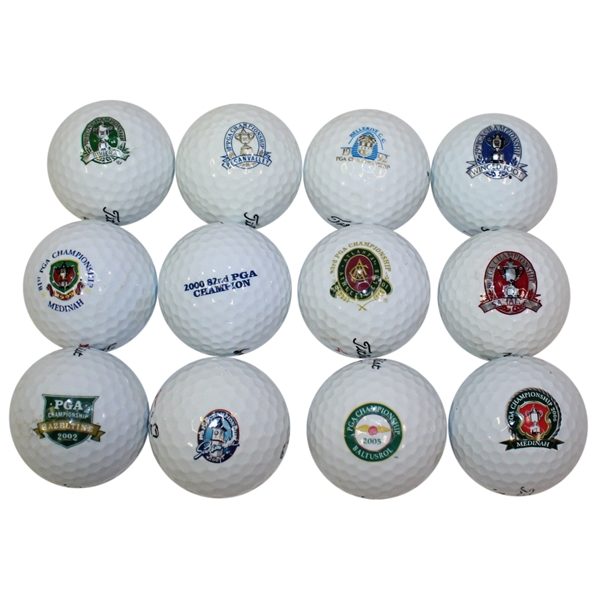 Dozen PGA Championship Logo Golf Balls