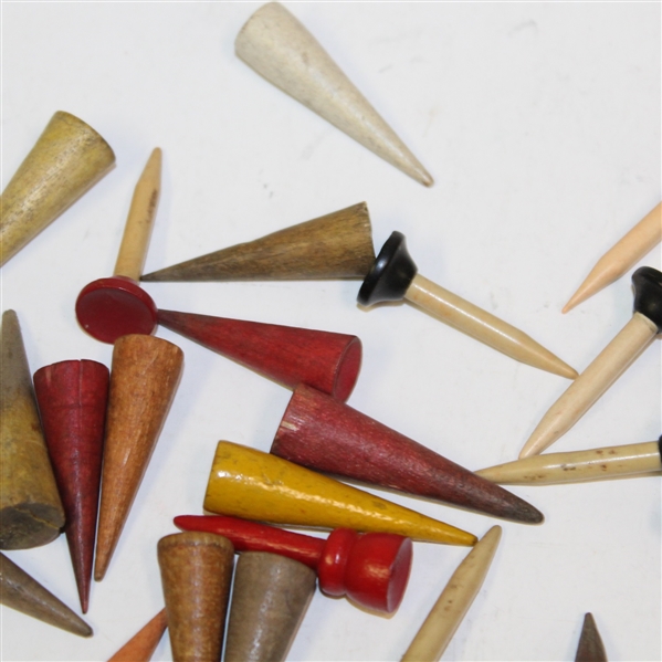 Assorted Vintage Golf Tees- 45 Pieces