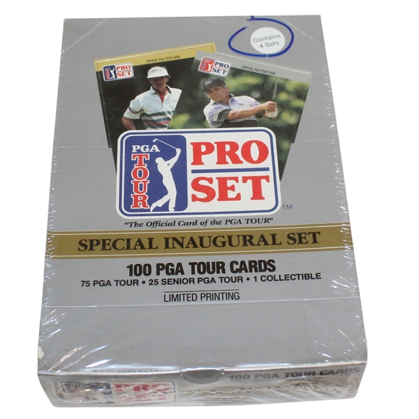 Special Inaugural Set of PGA Tour Pro Set Golf Cards - Four Sets of Cards - Unopened