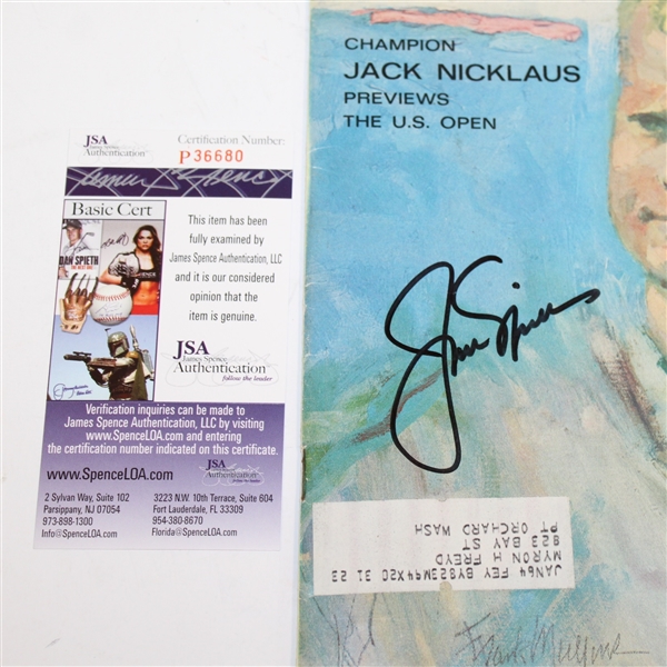 Jack Nicklaus Signed June 11, 1963 Sports Illustrated JSA #P36680