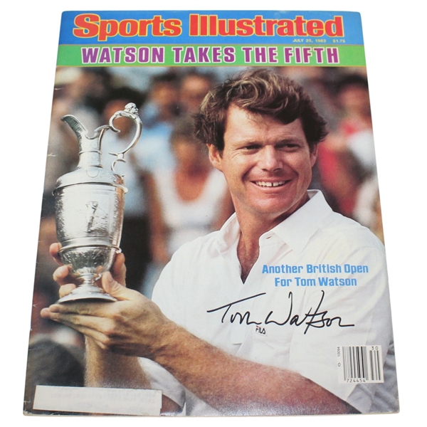 Tom Watson Signed July 25, 1983 Sports Illustrated JSA #P36741