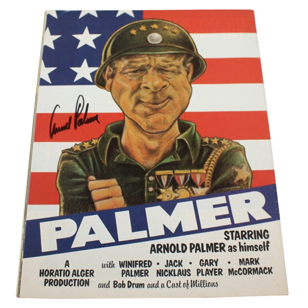Arnold Palmer Signed 1985 The Senior Journal JSA ALOA