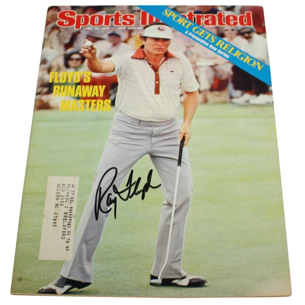 Ray Floyd Signed April 19, 1976 Sports Illustrated JSA #P36742