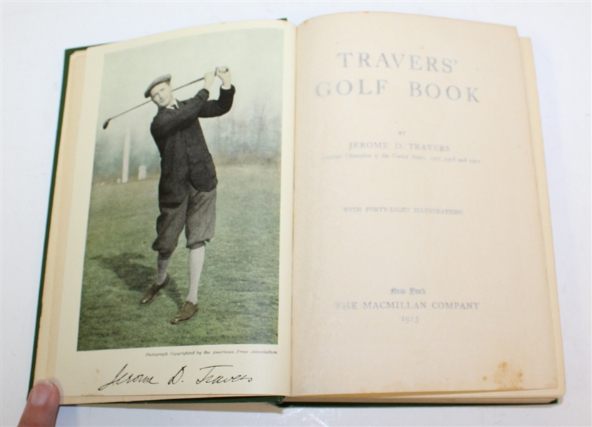 1913 'Travers' Golf Book' by Jerome D. Travers