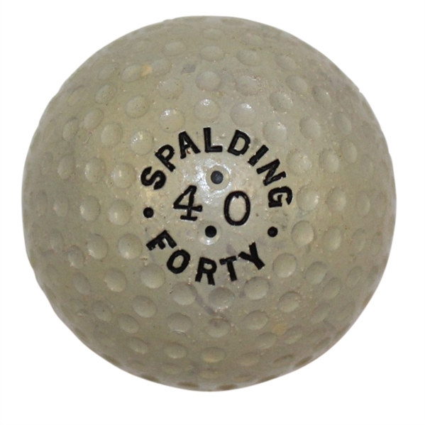 1918 Spalding Forty Ball - Black