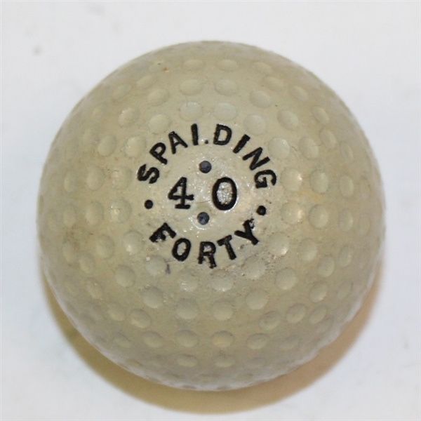 1918 Spalding Forty Ball - Black