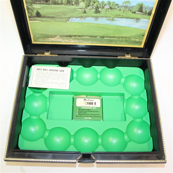'Brand-It' MacGregor/Brunswick Personalized Golf Ball Marker Kit and Box - Roth Collection