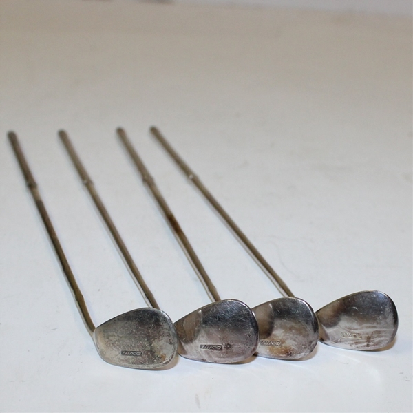 Four Alvin Sterling Silver Stirrers - Roth Collection