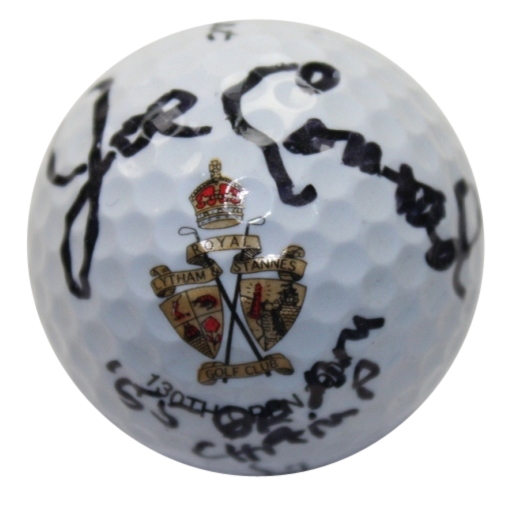 Joe Conrad Signed Royal Lytham & St. Annes Logo Golf Ball JSA ALOA