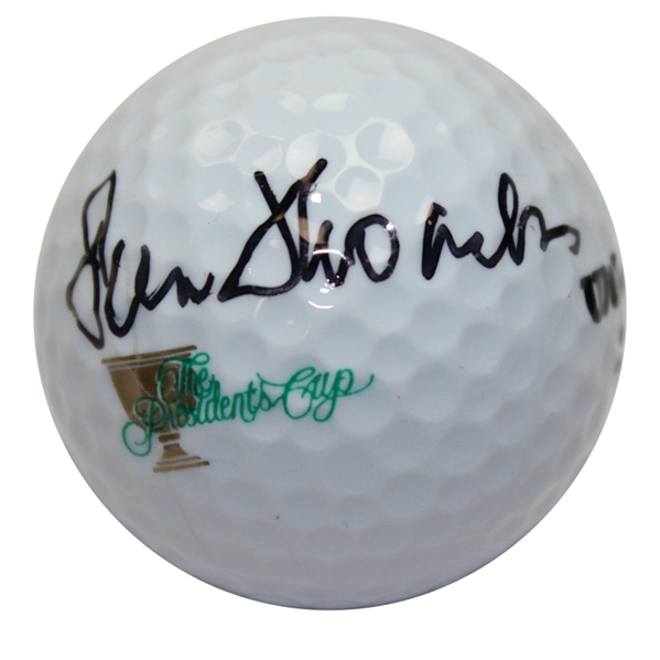 Peter Thomson Signed The President's Cup Logo Golf Ball JSA ALOA
