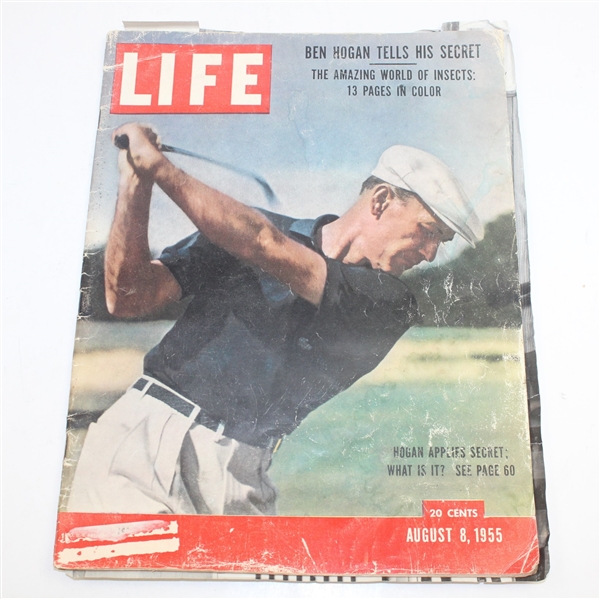 Lot of Two Ben Hogan LIFE Magazines - 1954 & 1955