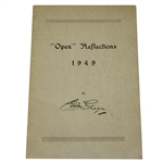 1949 "Open" Reflections Book by George F. MacGregor - Bradshaw Bottle Shot Playoff