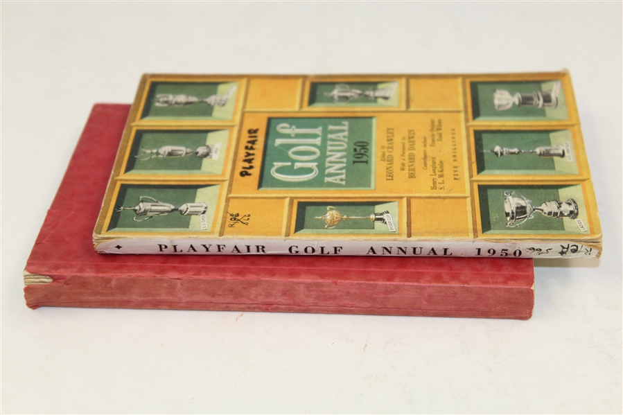 1935 Metropolitan Golf Association Year Book & 1950 Playfair Golf Annual - Robert Sommers Collection