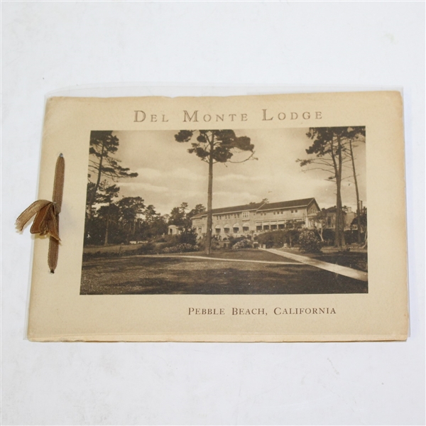 Vintage Del Monte Lodge at Pebble Beach, Ca. Brochure