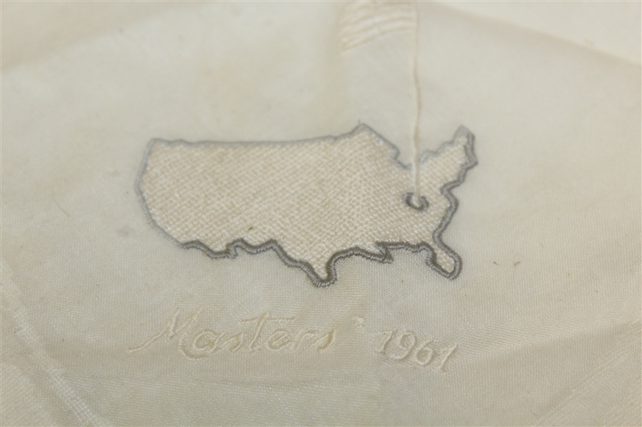 1961 Masters Tournament Dated Handkerchief