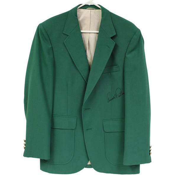 Arnold Palmer Signed Green Jacket - No Augusta/Masters Affiliation JSA ALOA