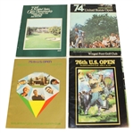 1973, 1974, 1975, & 1976 US Open Programs - Miller, Irwin, Graham, & Pate Winners