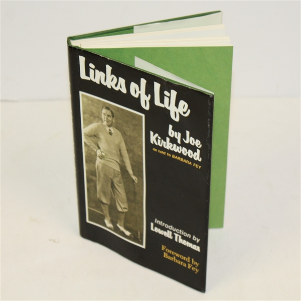 'Links of Life' Joe Kirkwood Signed by Author Barbara Fey with 4 Original Photos JSA ALOA