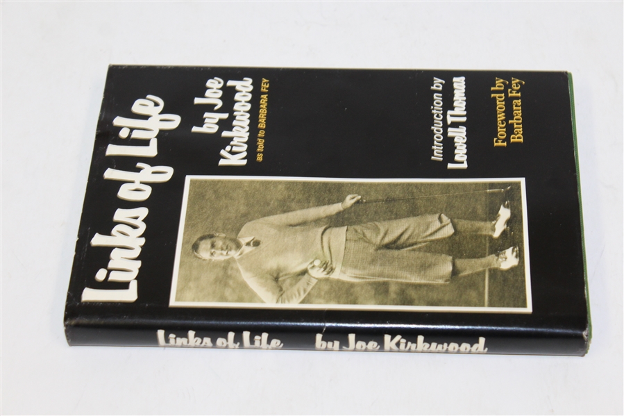 'Links of Life' Joe Kirkwood Signed by Author Barbara Fey with 4 Original Photos JSA ALOA