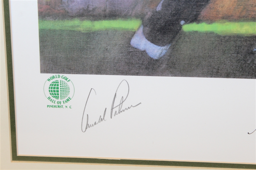 Arnold Palmer Signed Ltd Ed Bernie Fuchs Print #888/900 - Framed JSA ALOA