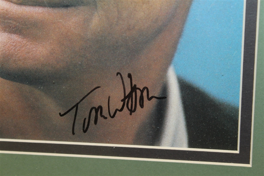 Tom Watson Signed 6/28/82 Sports Illustrated - Framed JSA ALOA