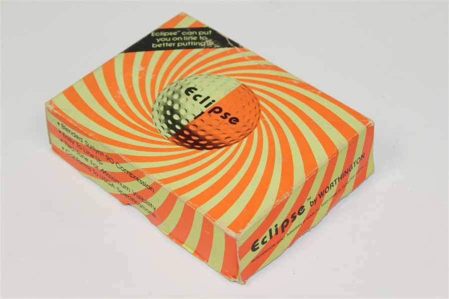 Eclipse by Worthington Surlyn 90 Compression Dozen Golf Balls Box Only - Roth Collection