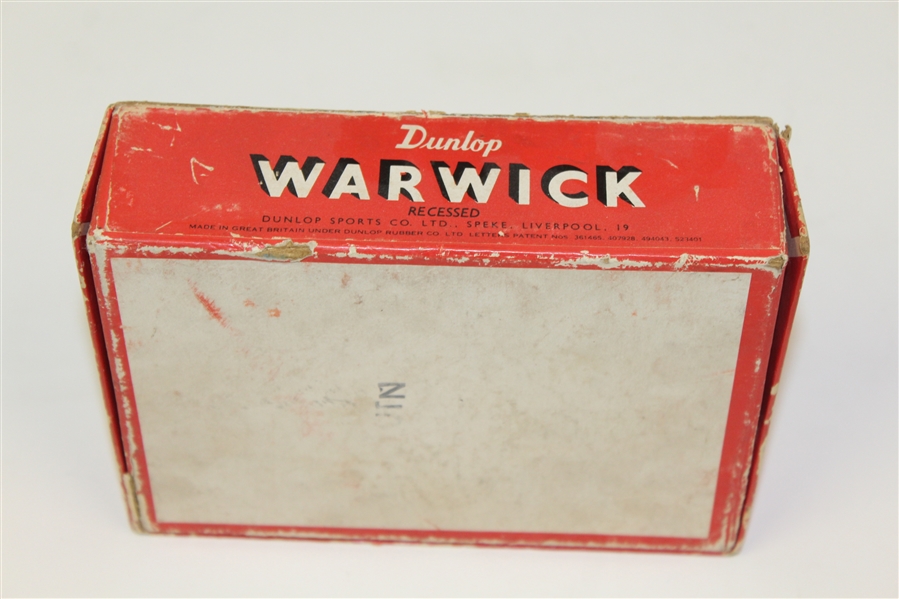 Dunlop Warwick Recessed (Speke, Liverpool) Dozen Golf Balls Box Only - Roth Collection