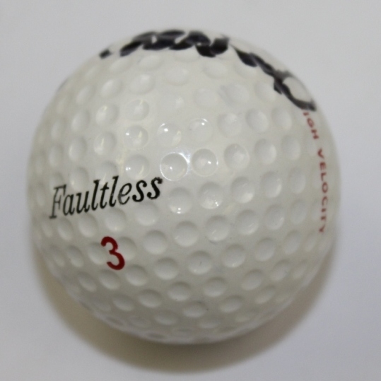 Lee Trevino Signed 'Faultless' Logo Golf Ball JSA ALOA