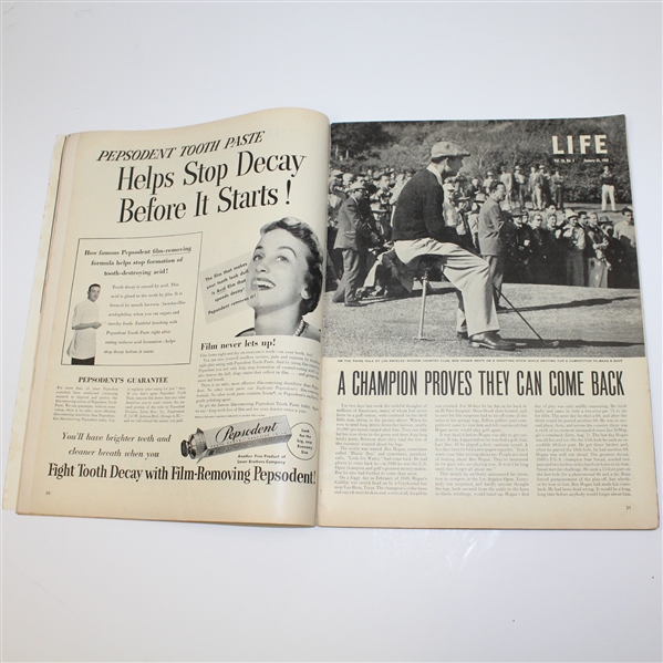January 23, 1950 Life Magazine - Ben Hogan Comeback Content