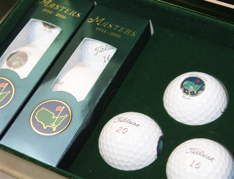 Masters 2016 Commemorative Emerald Box and Golf Balls