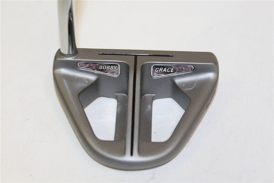 Bobby Grace Hole Seeking Material Pat. Pend. Mallet Putter with Headcover